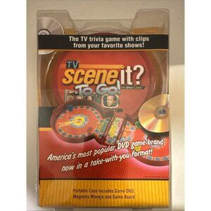 Scene It ? To Go Portable Case DVD Trivia Board Game Travel New Sealed  T1